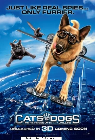 cats and dogs: the revenge kitty galore eterna batalie intre caini pisici, una dintre cele mai